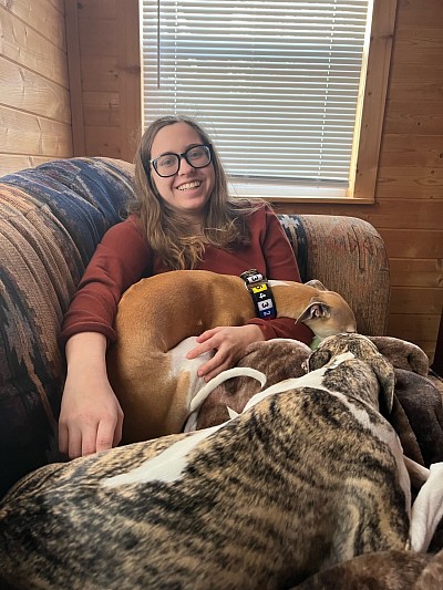 Susan and dogs