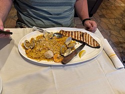 Grilled Swordfish Boat